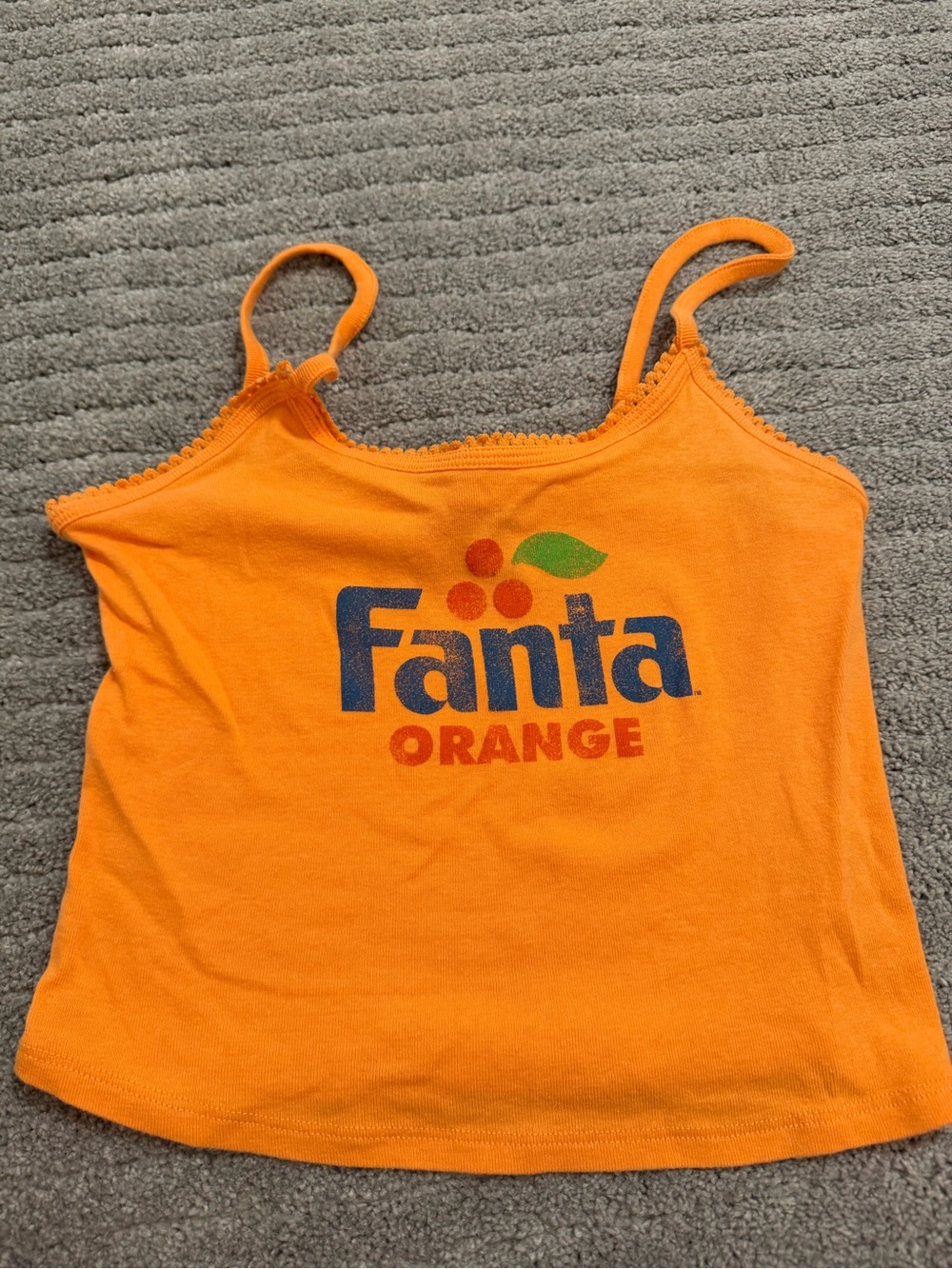 Fanta Soda Logo Tank Top